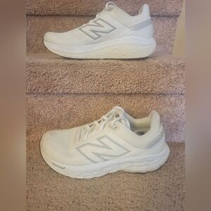 New Balance White Running Sneakers